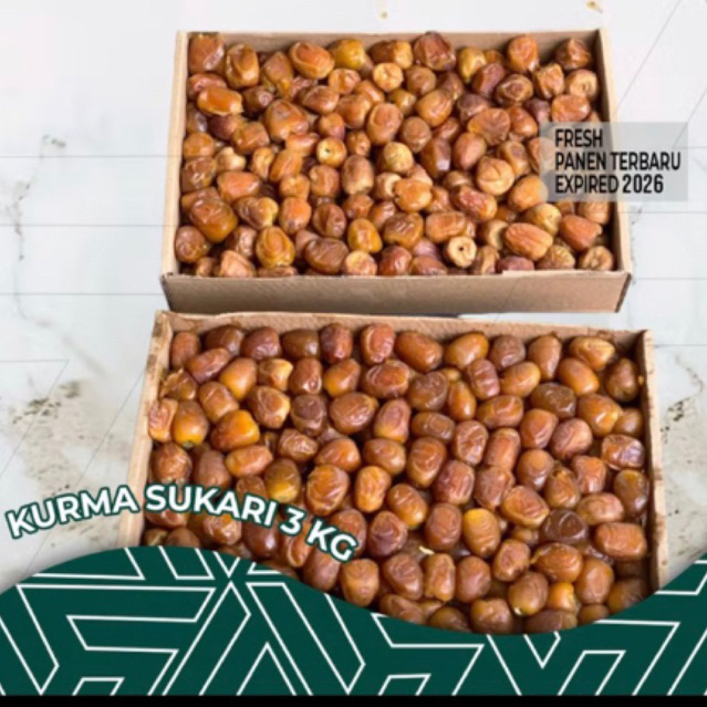 Kurma sukari  3 Kg grade A