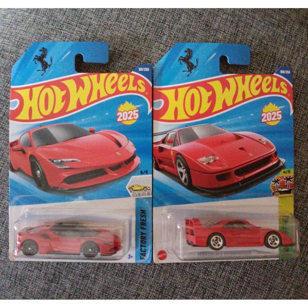 Paket Hot Wheels Ferari Merah