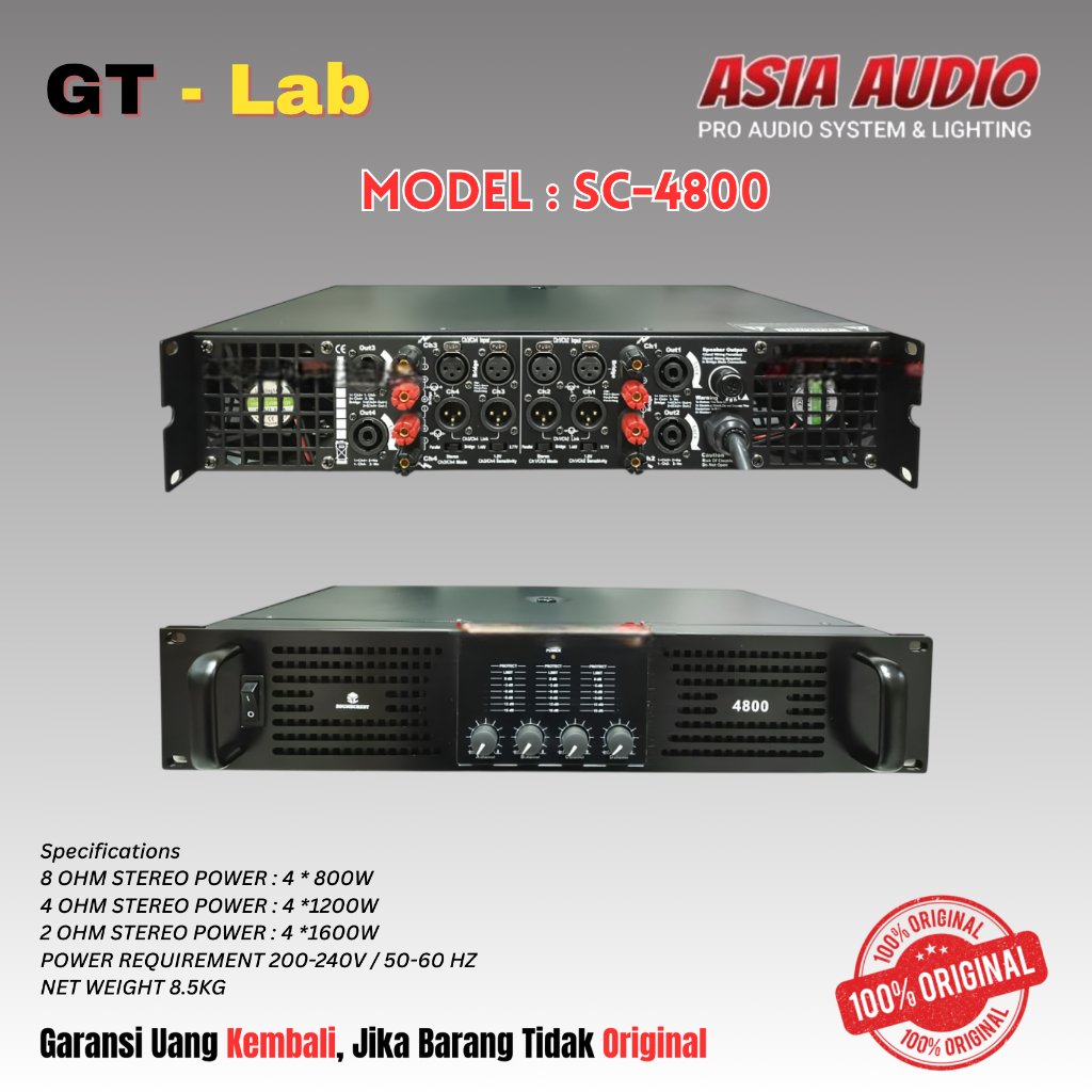 POWER GT-LAB SC-4800 ORIGINAL