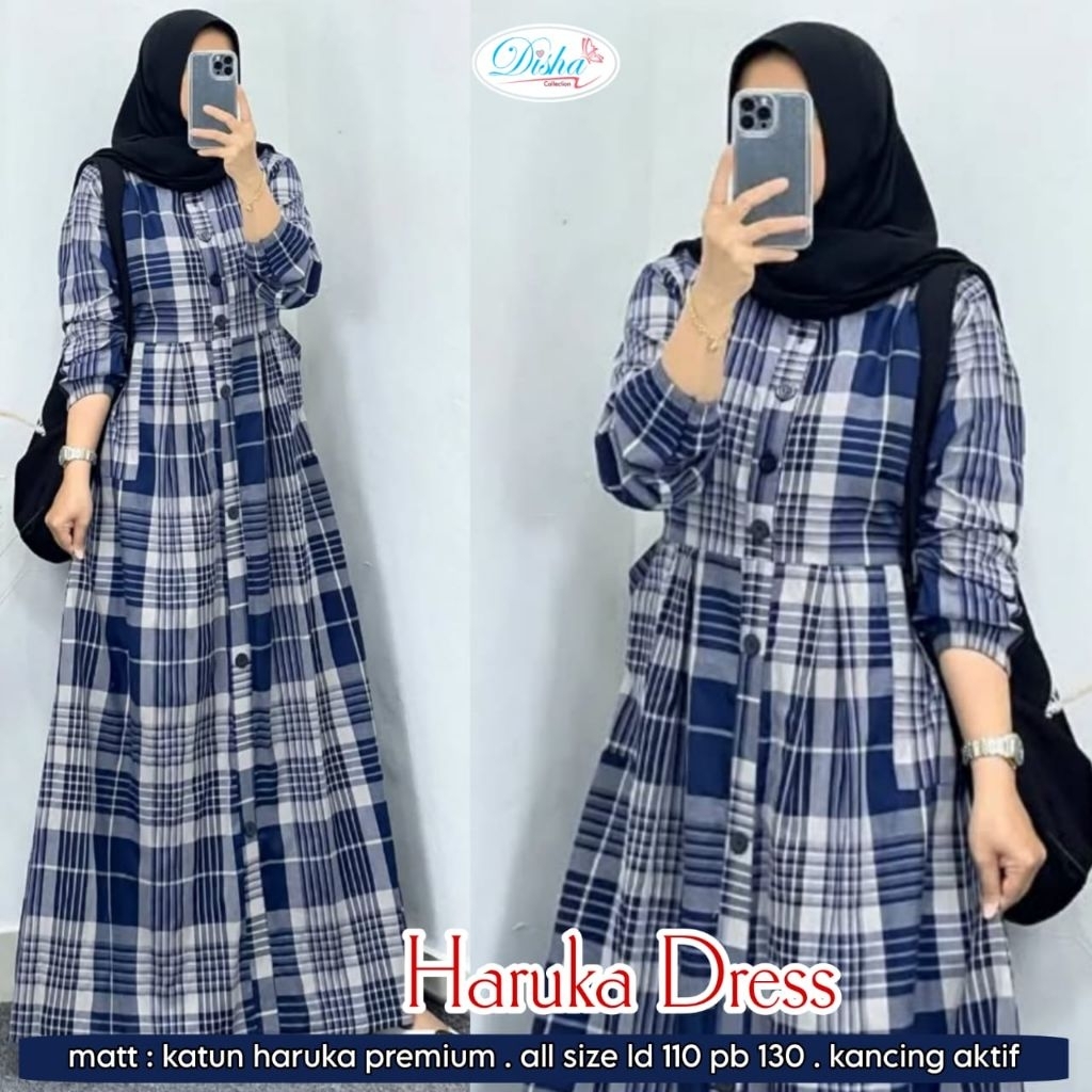 elura gamis kotak kotak terbaru ori marsela gamis jumbo ld 130 ld 140 xl xxl xxxl dress simple elega