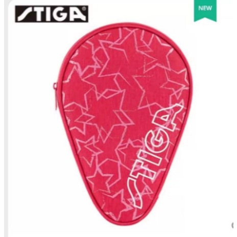 Tas Bet Pingpong Stiga Batcover Eco Biru Pink | Wadah Cover Bet Pingpong Tenis Meja Stiga Original