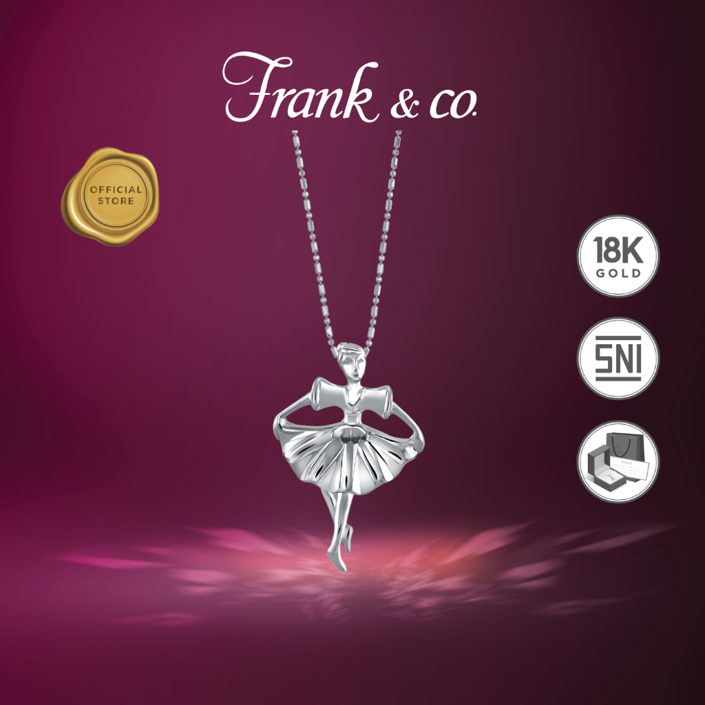 Frank & co. Ballerina Pendant White Gold