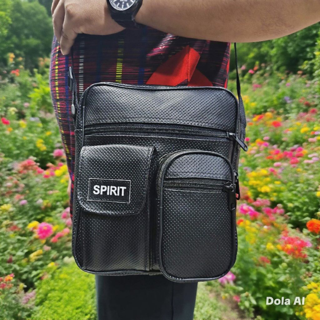 Tas selempang pria besar serbaguna fashion tas punggung bahu