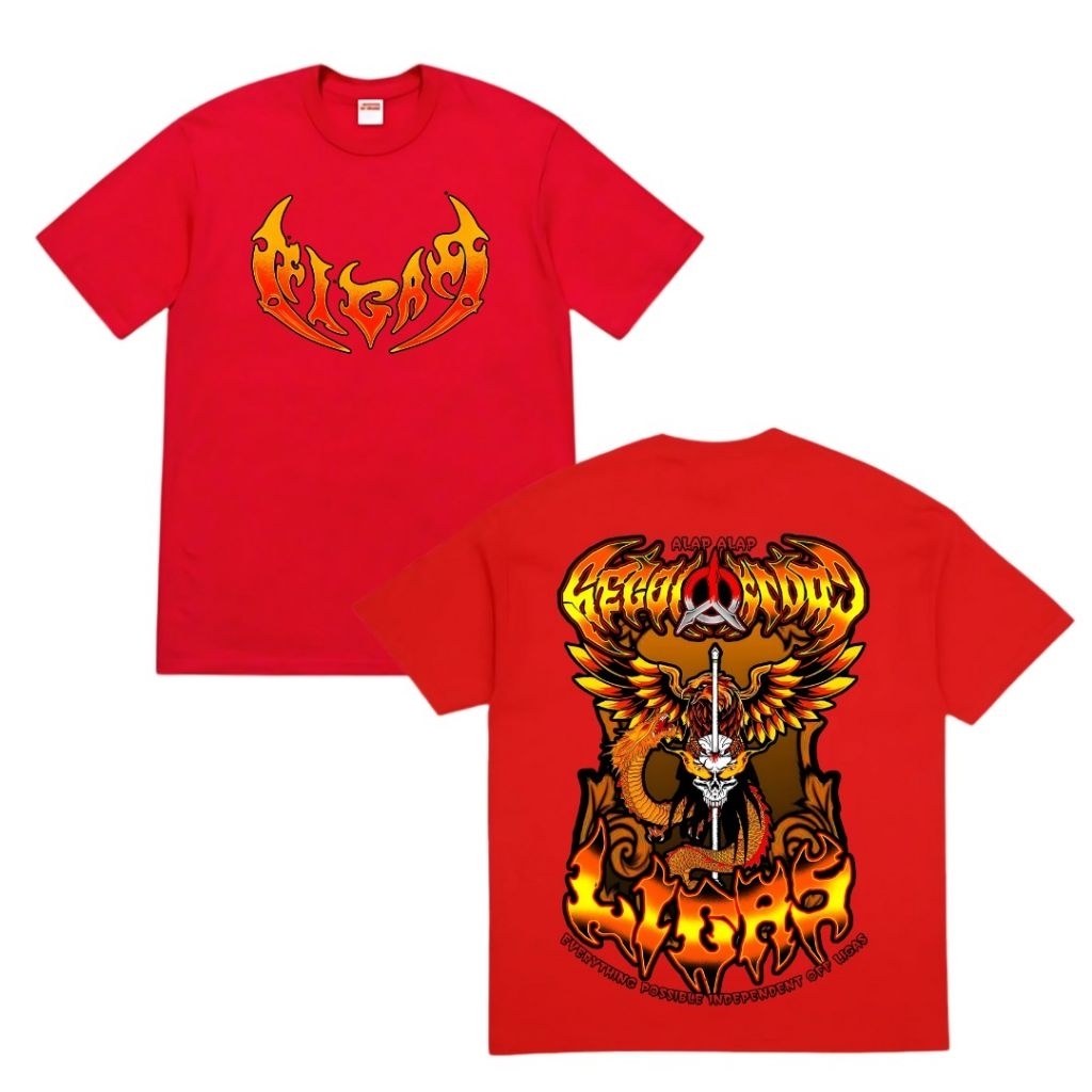 Promo Kaos Ligas Alap-Alap Segoro Kidul Bahan Cotton Combed Tebal Murah Dan Halus Warna Merah