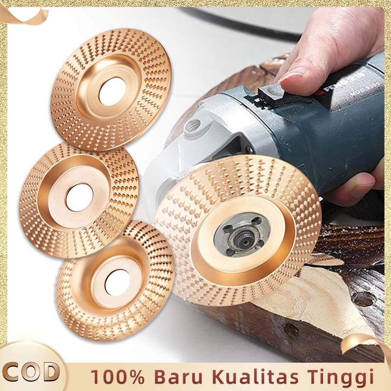 4 Inch Mata Gergaji Ukir Kayu Pisau Pemoles Kayu Wood Shaping Disc Mata Gerinda Serut Kayu