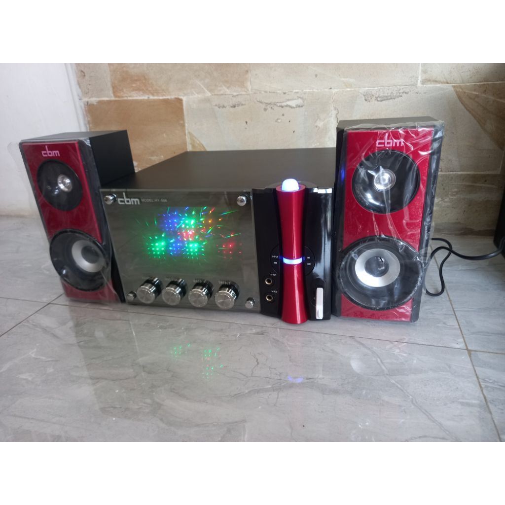 speaker subwoofer multimedia Karaoke CBM HY586 BARU