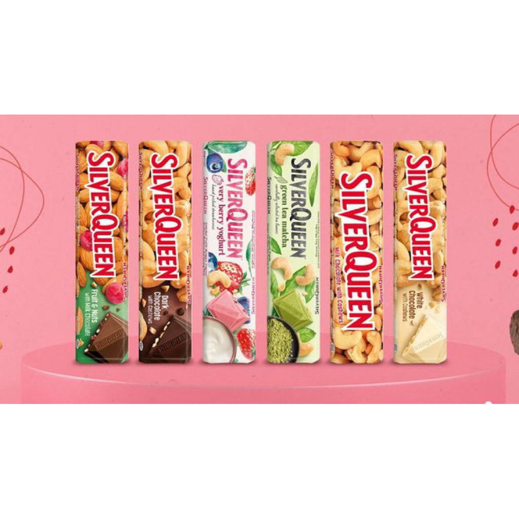 TAMBAH coklat silverqueen BESAR/Kecil Coklat