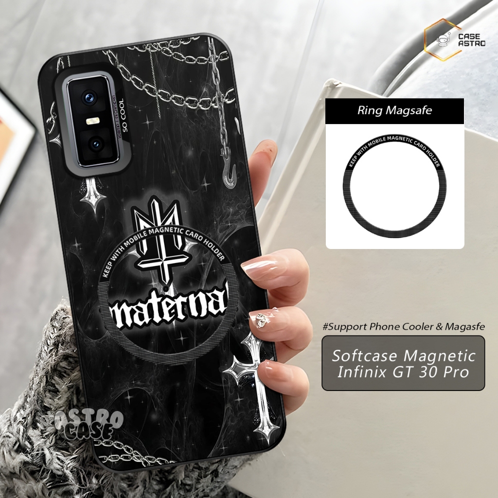 Case Magnet Infinix GT 30 Pro Ready All Type HP (Chat Admin) Case Support Magsafe / Phone Cooler Mag