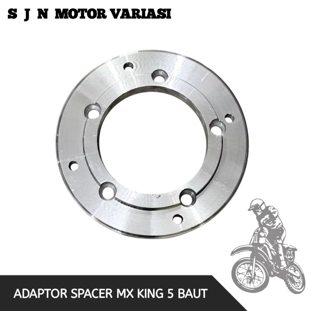 Adaptor Disk Mx King Adaptor Spacer MX King Velg RCB VND Baut 5 PNP Piringan Honda CRF R15 CBR Cb150