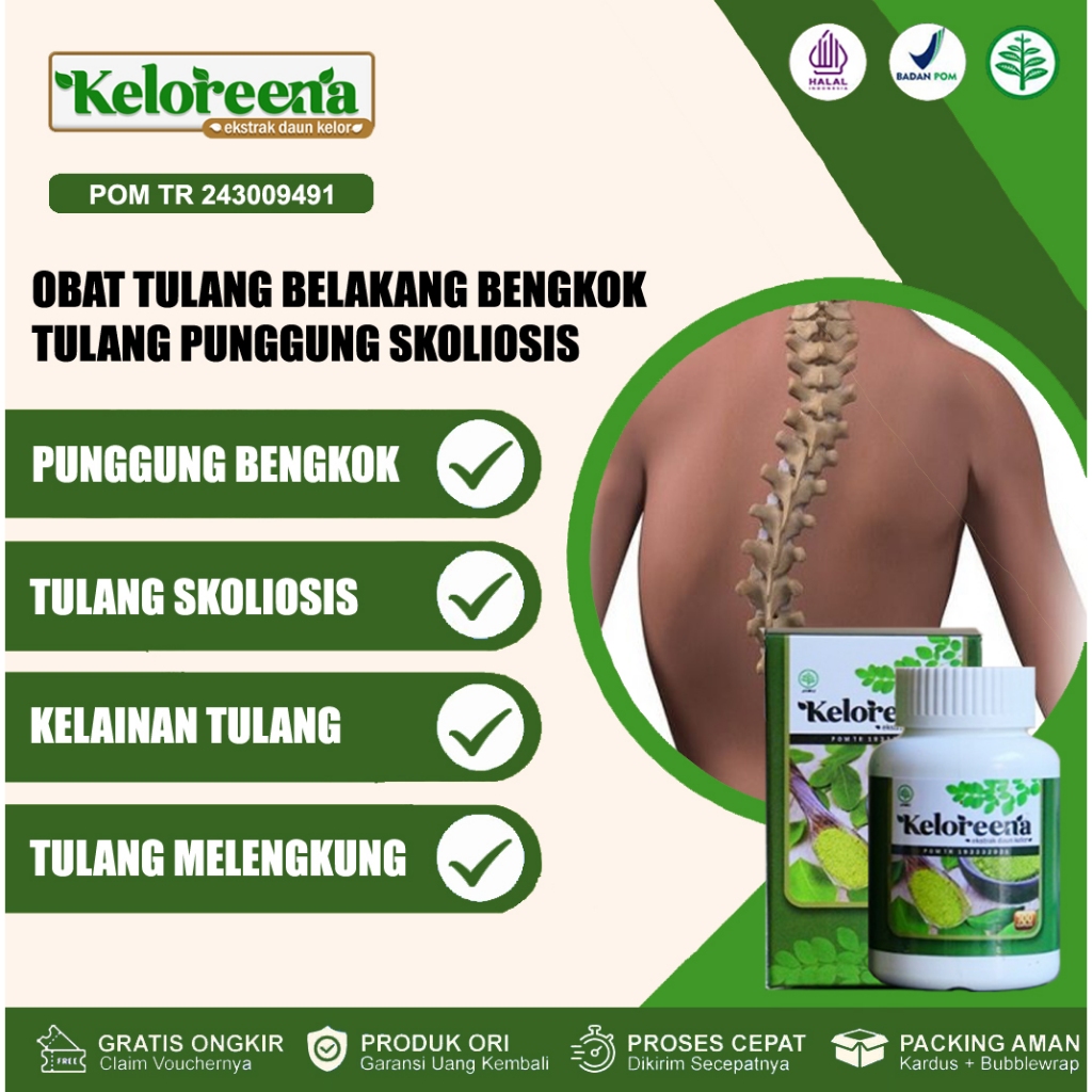 Obat Tulang Belakang Bengkok, Tulang Melengkung, Tulang Punggung Bengkok/Melengkung,   Obat Alami Ga