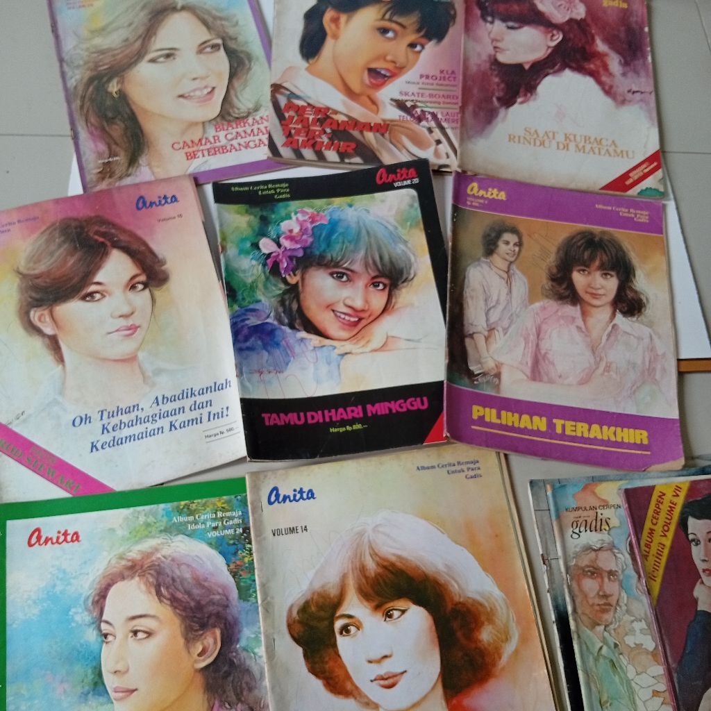 Majalah anita  edisi tahun 80 dan 90 an