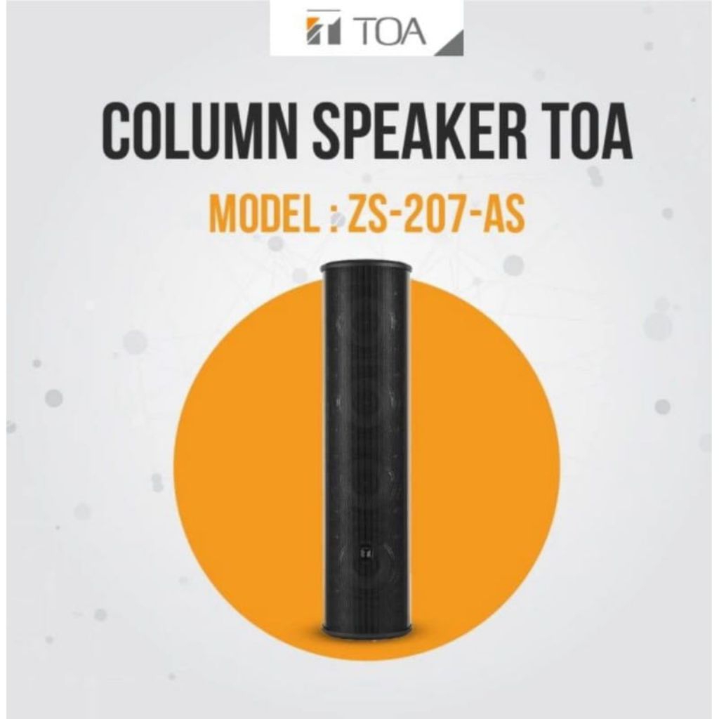 Speaker Column Toa ZS-207 20 watt Speaker Kolom Toa ZS207 Speaker Coloum Speaker Dinding Toa ZS-207 