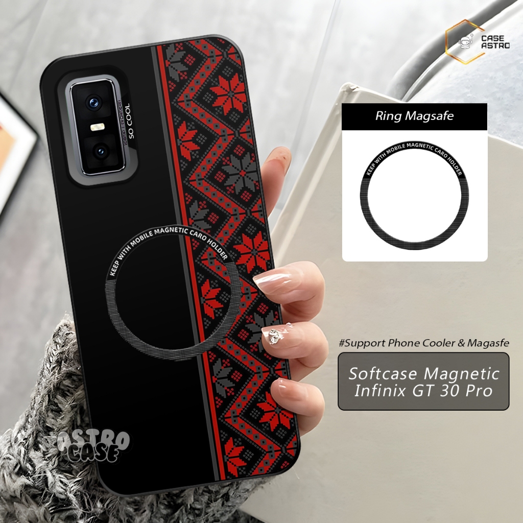 Case Magnet Infinix GT 30 Pro Ready All Type HP (Chat Admin) Case Support Magsafe / Phone Cooler Mag