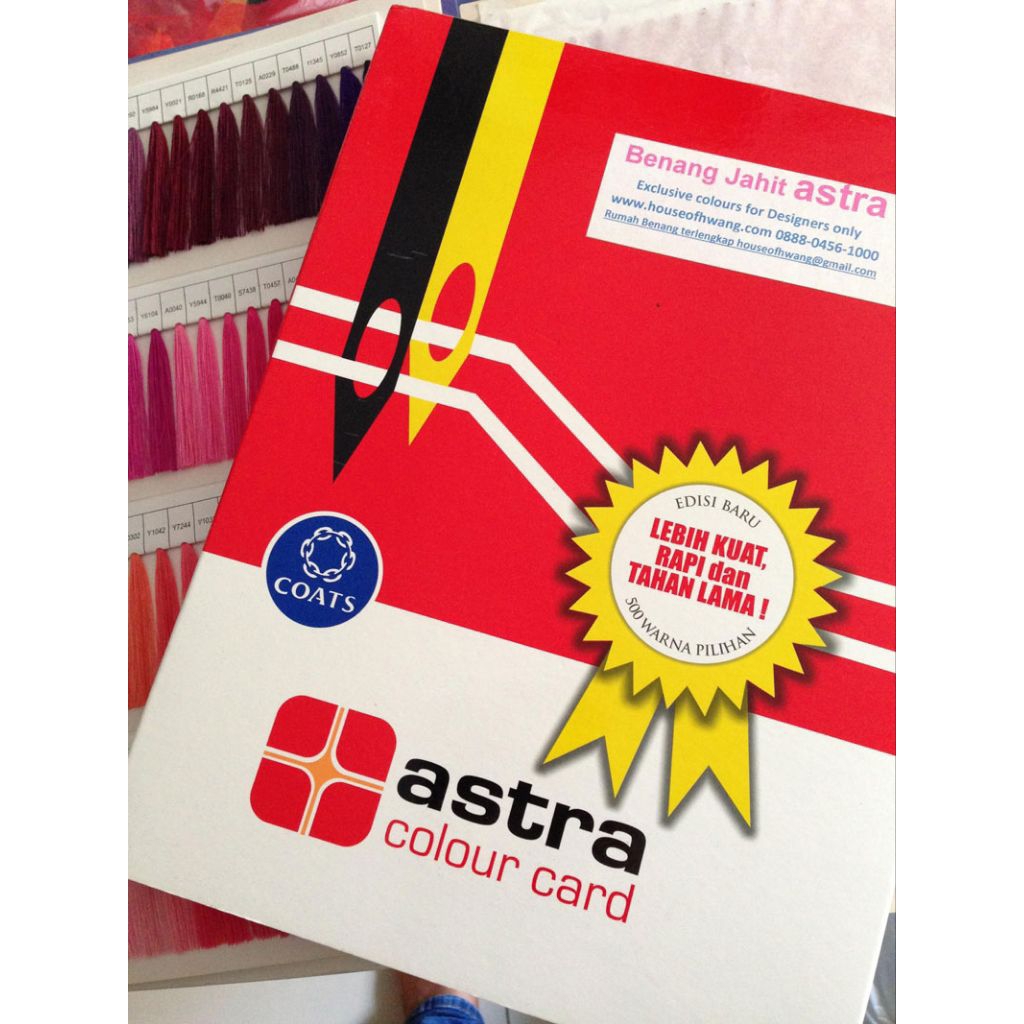 Buku Katalog Benang Astra ORI