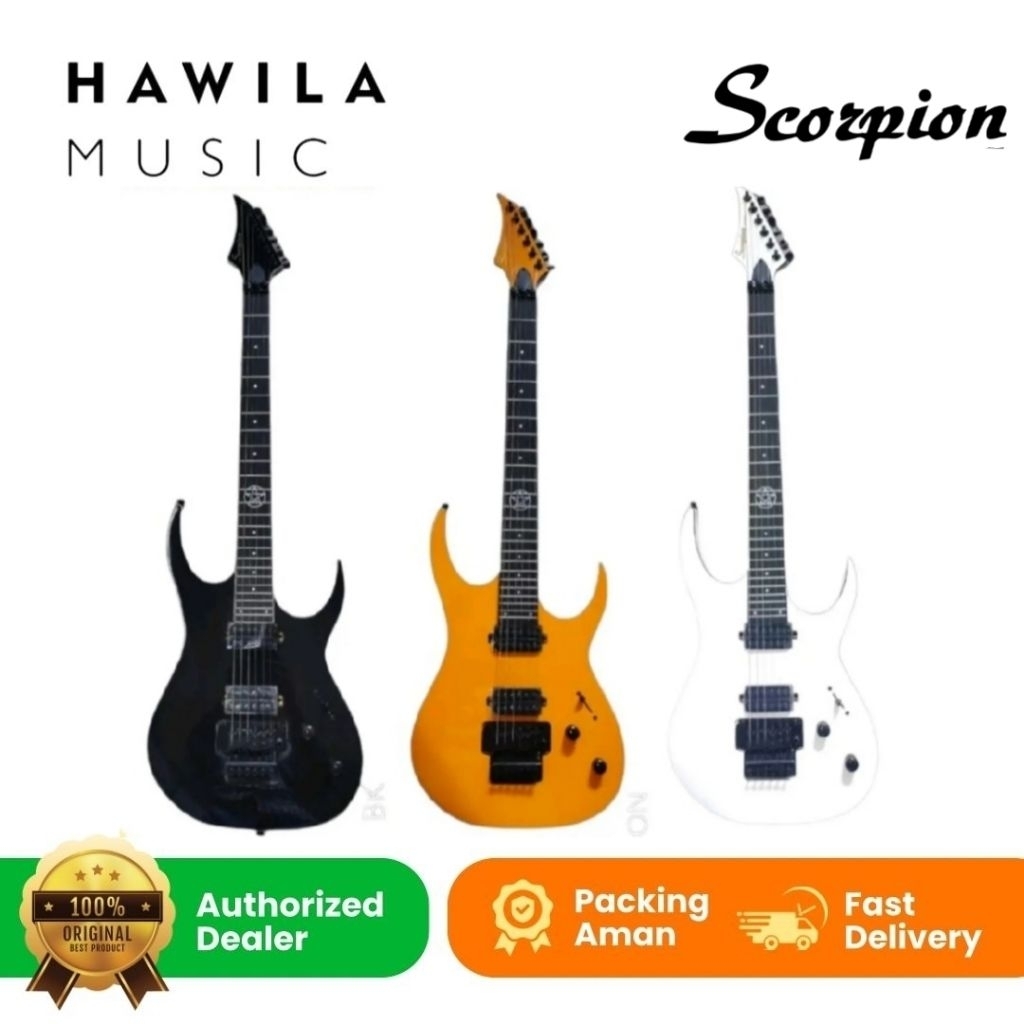 Guitar Electric Gitar Elektrik Scorpion SE600 SE 600 Original