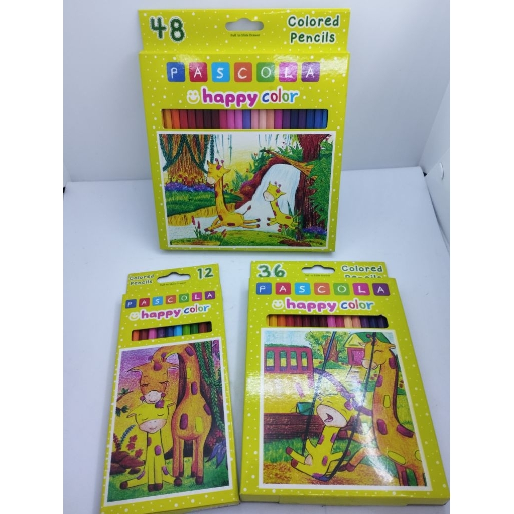 PENSIL WARNA PASCOLA HAPPY COLOURS