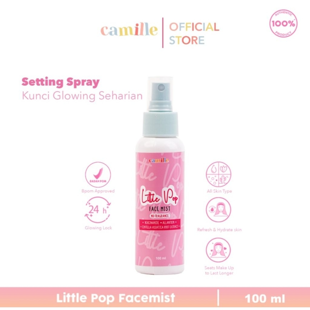 Face mist Camille little pop 100ml ORI | BARU MASIH FULL