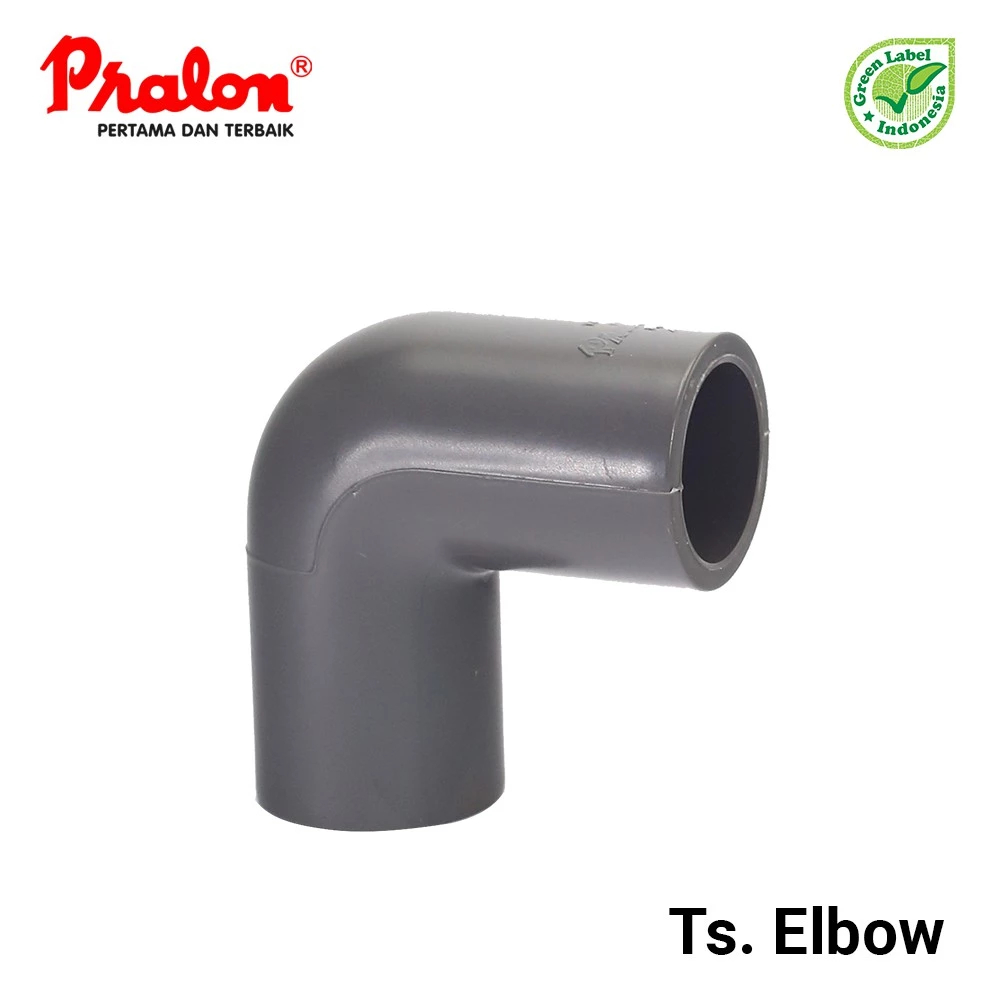 PRALON Elbow AW Abu 1/2 Inch L Bow Paralon PVC Abu - Abu