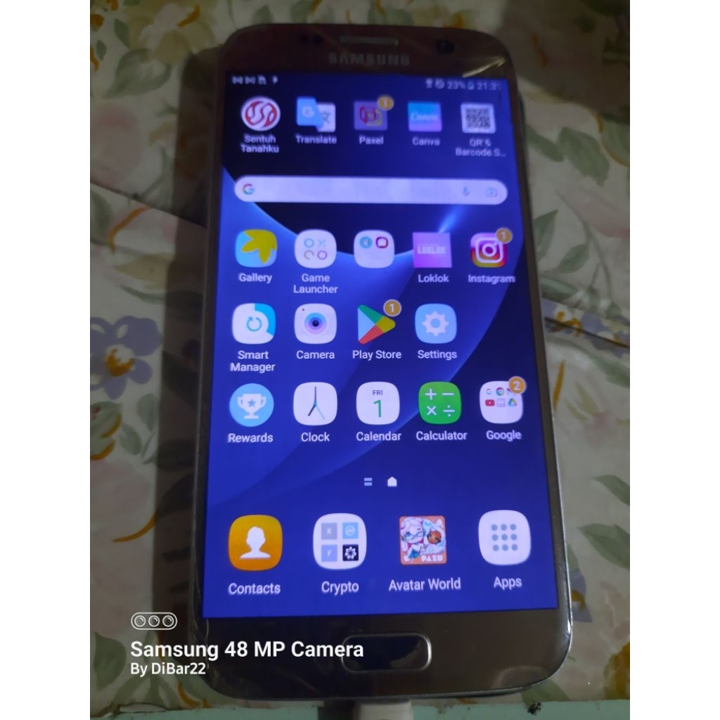LCD samsung galaxy s7 flat