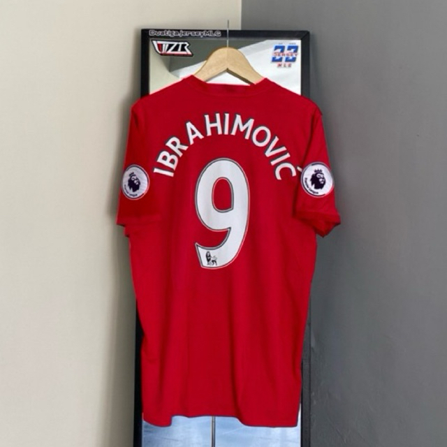 JERSEY ORIGINAL MANCHESTER UNITED HOME 2015/2016 EPL IBRAHIMOVIC 9 - JERSEY SEPAKBOLA MANCHESTER IBR
