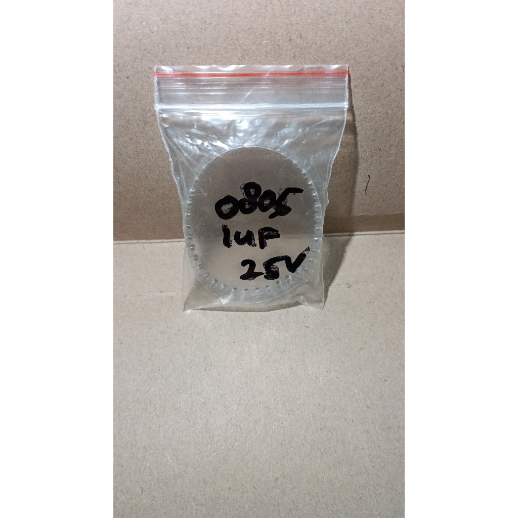 5806 kapasitor tantalum smd 0805 kecil mini 1uf 1 uf 25v 25volt 25 volt
