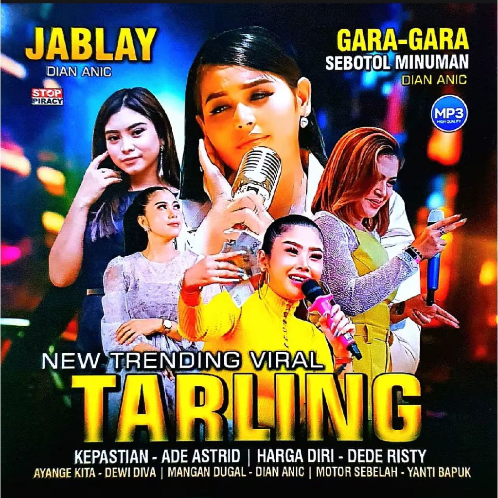 KASET CD MP3 TARLING CIREBONAN-TARLING CIREBON MP3-DVD MP3 LAGU TARLING DEDE RISTY-LAGU TARLING