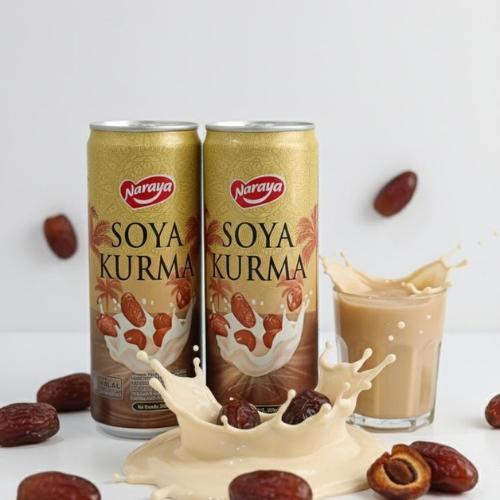 Naraya Soya Kurma | Minuman Kaleng Susu Kurma 300 ml