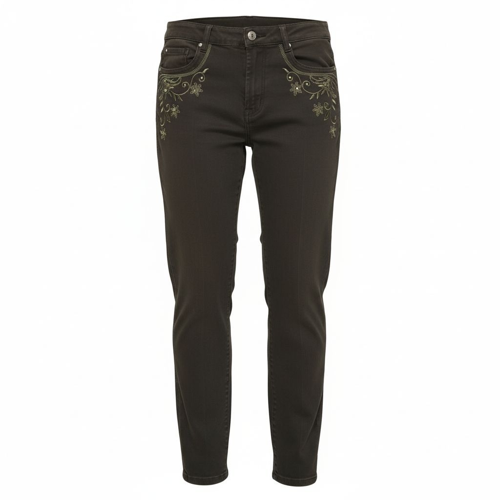 Celana Panjang Cewek Jeans Denim BO-XO SECOND