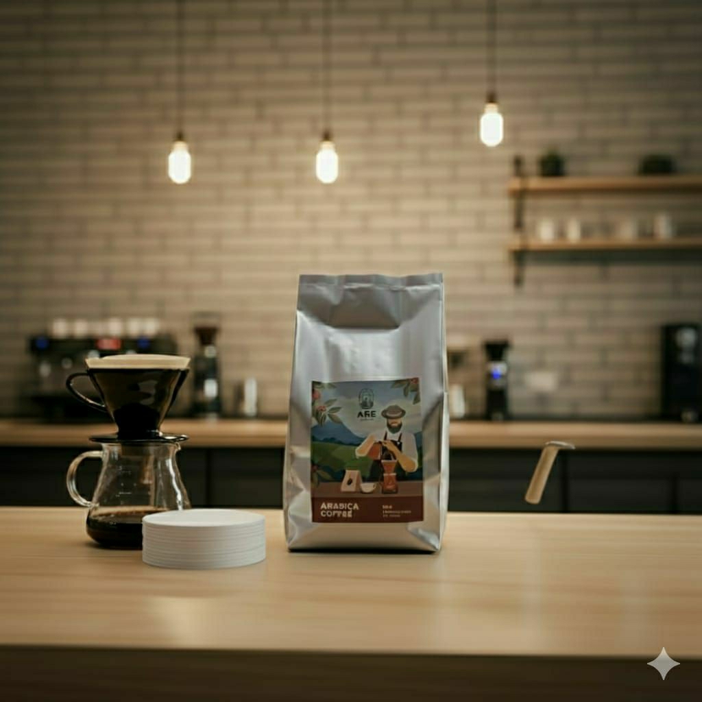 Biji Kopi Sangrai Arabica flores Manggarai - Roast bean - Flores Manggarai 250 500 gram Are Coffee