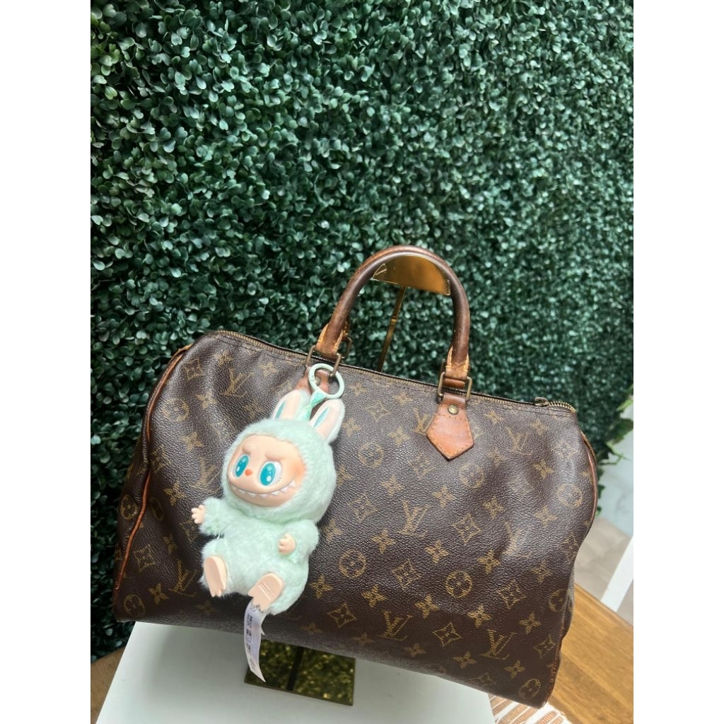 lv speedy monogram sizw 35