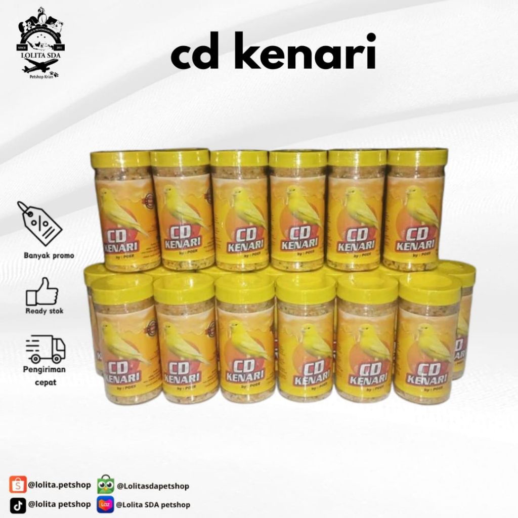 cd kenari pakan burung kenari