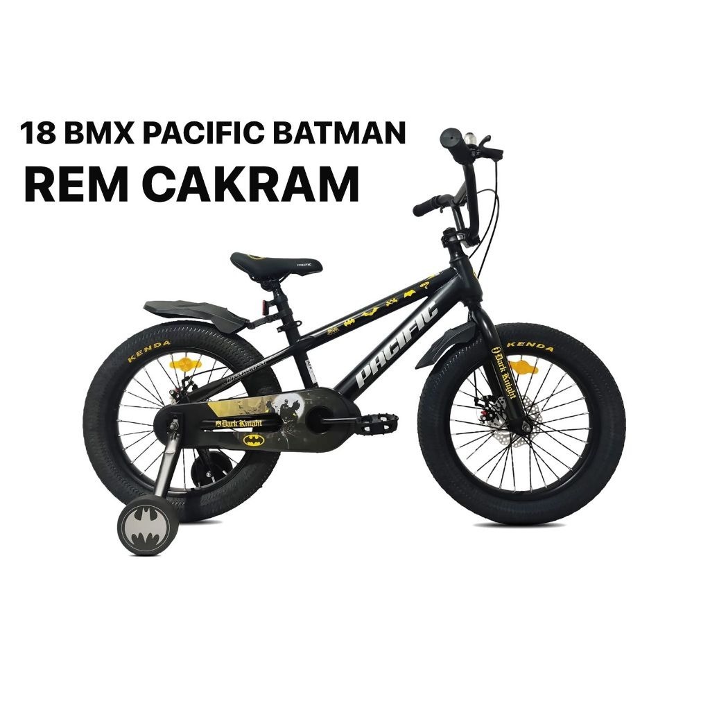 GOSEND Sepeda Anak 18 BMX BATMAN REM CAKRAM