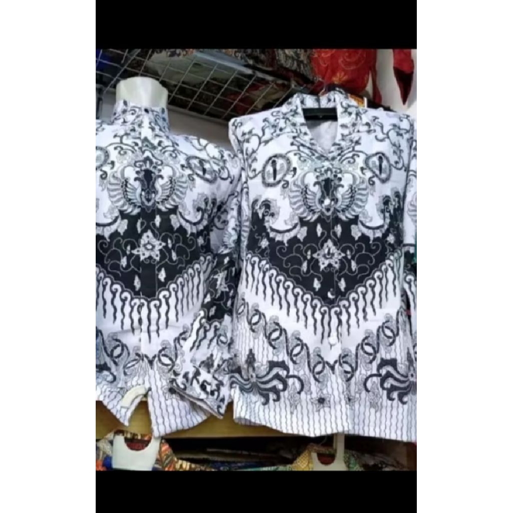 baju pgri guru/ pegawai motif rantai 2025 terbaru