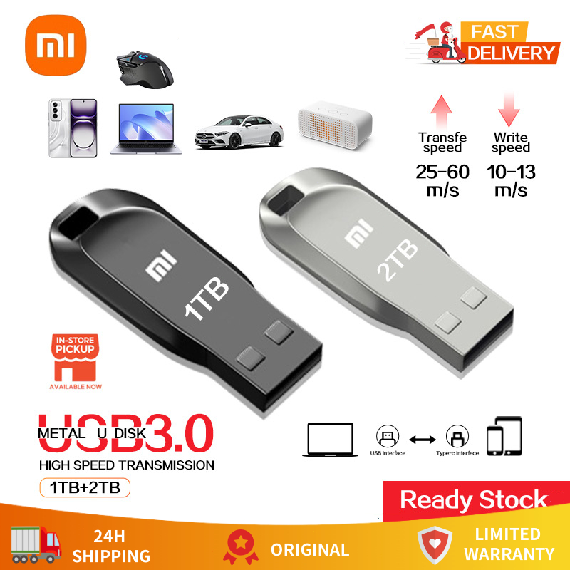 Xiaomi Original Flashdisk USB 1 TB 2TB OTG Flash Drive Storage Disk Data DriveAndroid Micro USB Driv
