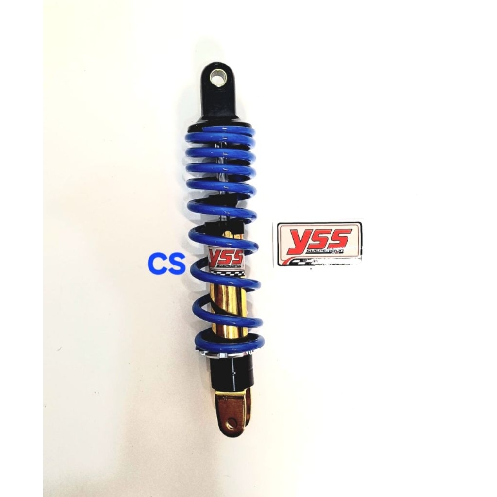 SHOCK BELAKANG COPY YSS BIRU  UKURAN 330 MM BUAT MOTOR VARIO 125CC/ VARIO 150CC/ VARIO 160CC/ X-RIDE