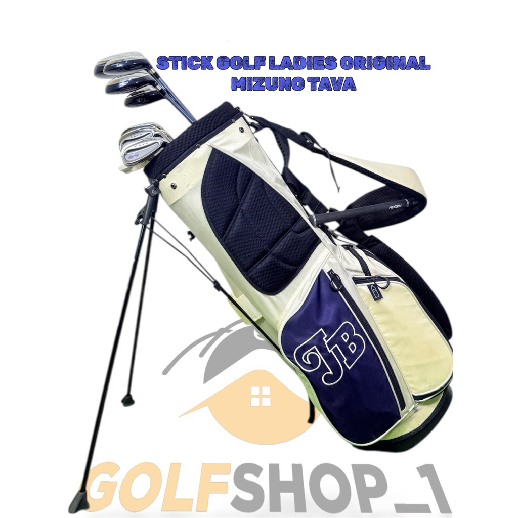 Paket Stick Golf Ladies Bekas Original Mizuno Tava Shaft Graphite Flek Ladies Fullset Bag Golf