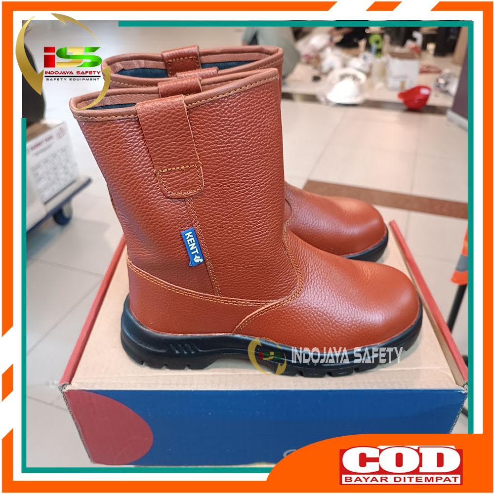 Sepatu Safety KENT BORNEO 78460 Original Berkualitas / Safety Shoes Proyek  Kent Borneo Boots Cokela