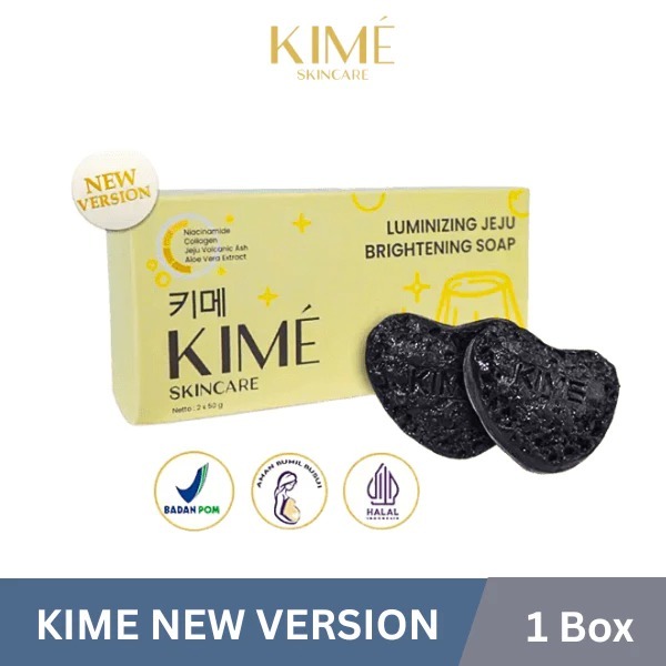 Kime Skincare Luminizing Jeju Brightening Soap - Sabun Kime - Ken Herbal