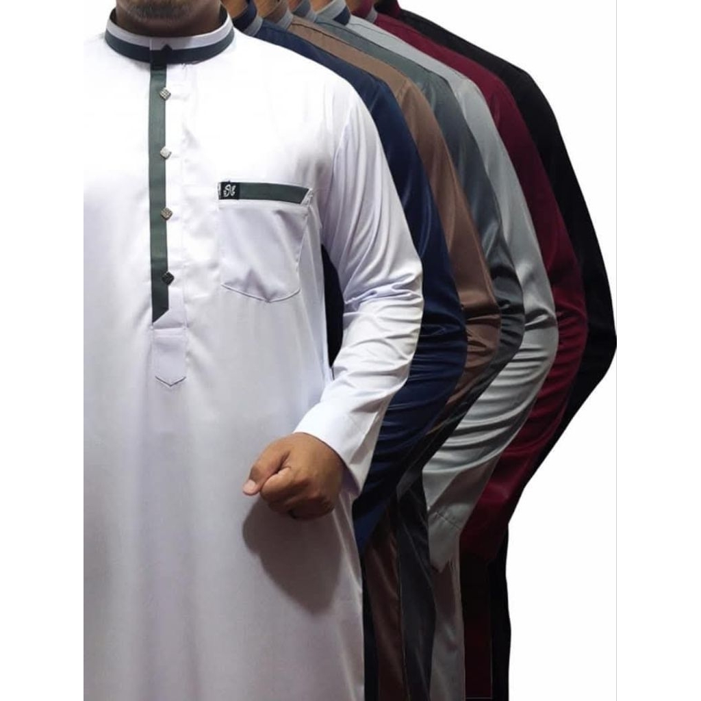 Jubah Polyester Dewasa Exklusive, Jubah Hamada Fahion, Jubah Haji Premium, By Hamada Fashion Origina