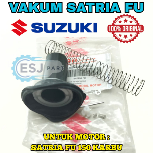 VAKUM KARBU KODE SATRIA FU SUZUKI SATRIA FU 150 KARBU PRODUK KUALITAS ASLI 100% ORIGINAL SUZUKI .