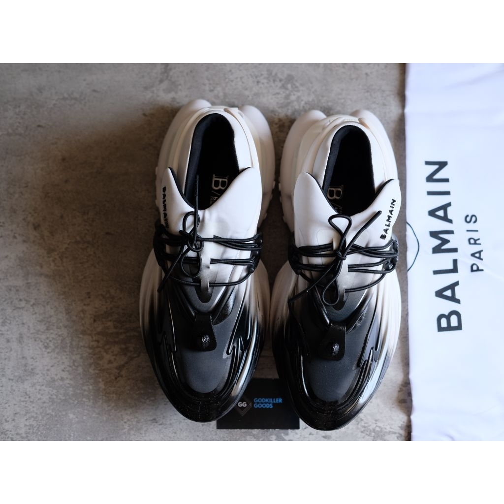 Unicorn Chunky Sneaker Balmain Black White Gradient Authentic GK