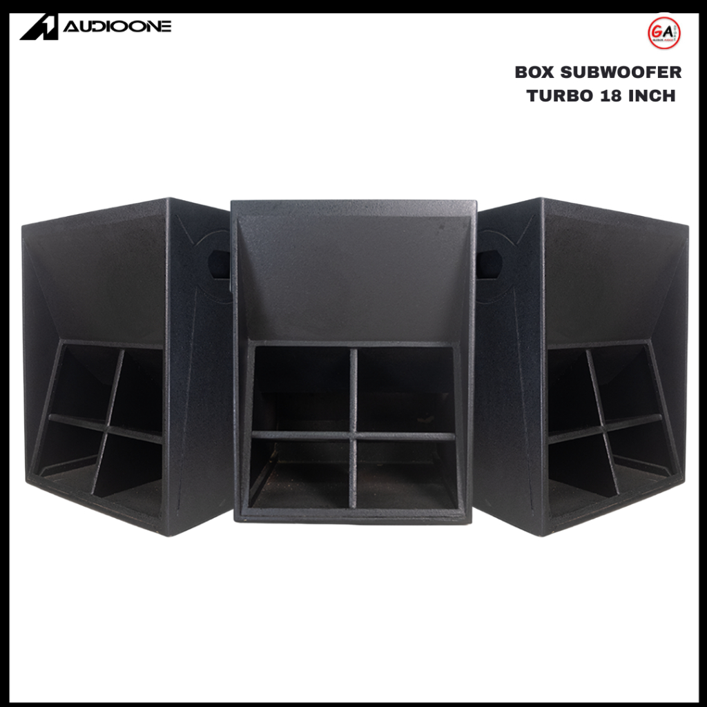 Box Kosong Subwoofer Turbo 18 Inch Pasif Kayu Meranti  Kotak Speaker Bass Sound System Kuat Kokoh GA