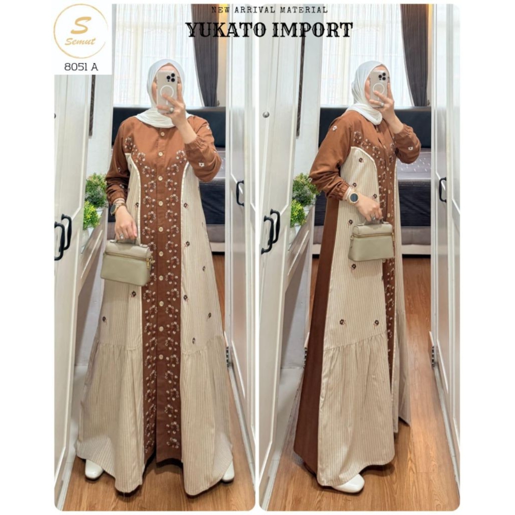 saukia dress by SYAINA SMUT