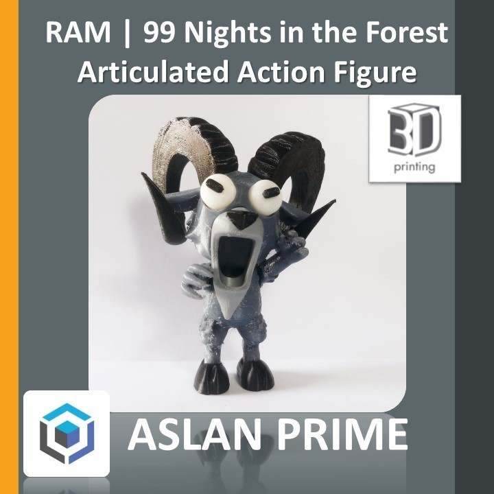 THE RAM 99 NIGHTS IN THE FOREST ARTICULATED ACTION FIGURE 3D Print Roblox Mainan Anak Toy Toys Hobi 