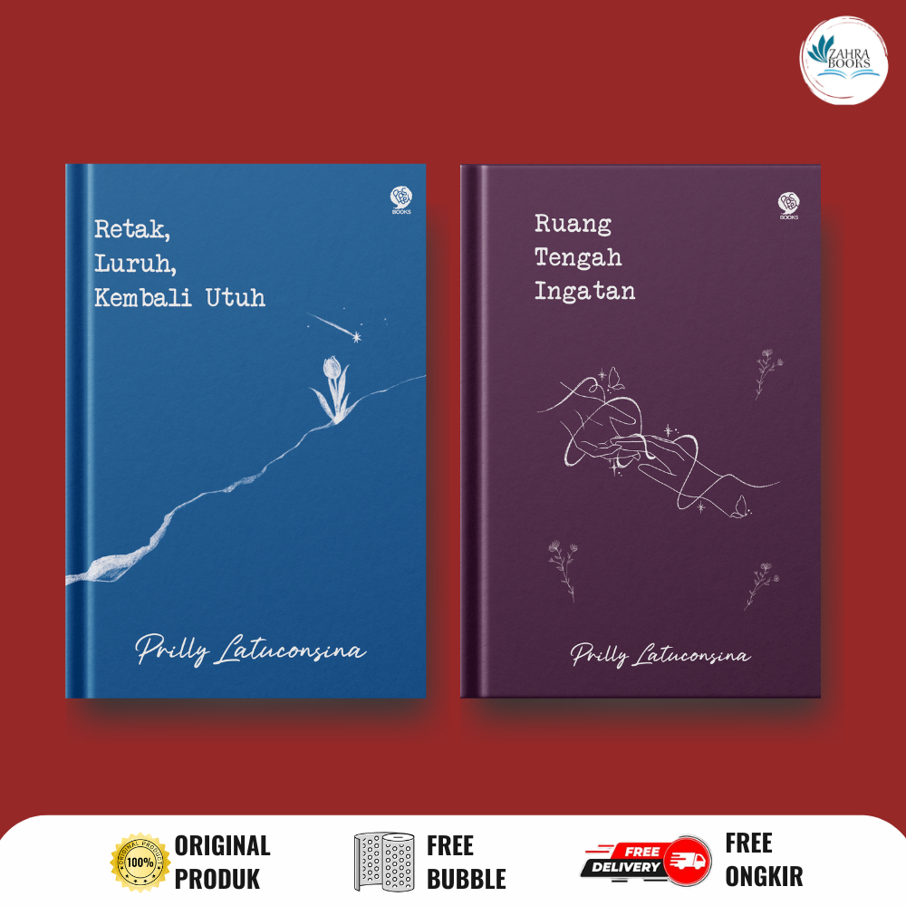 BUKU RETAK, LURUH, KEMBALI UTUH & BUKU RUANG TENGAH INGATAN By Prilly Latuconsina - Pastel Books