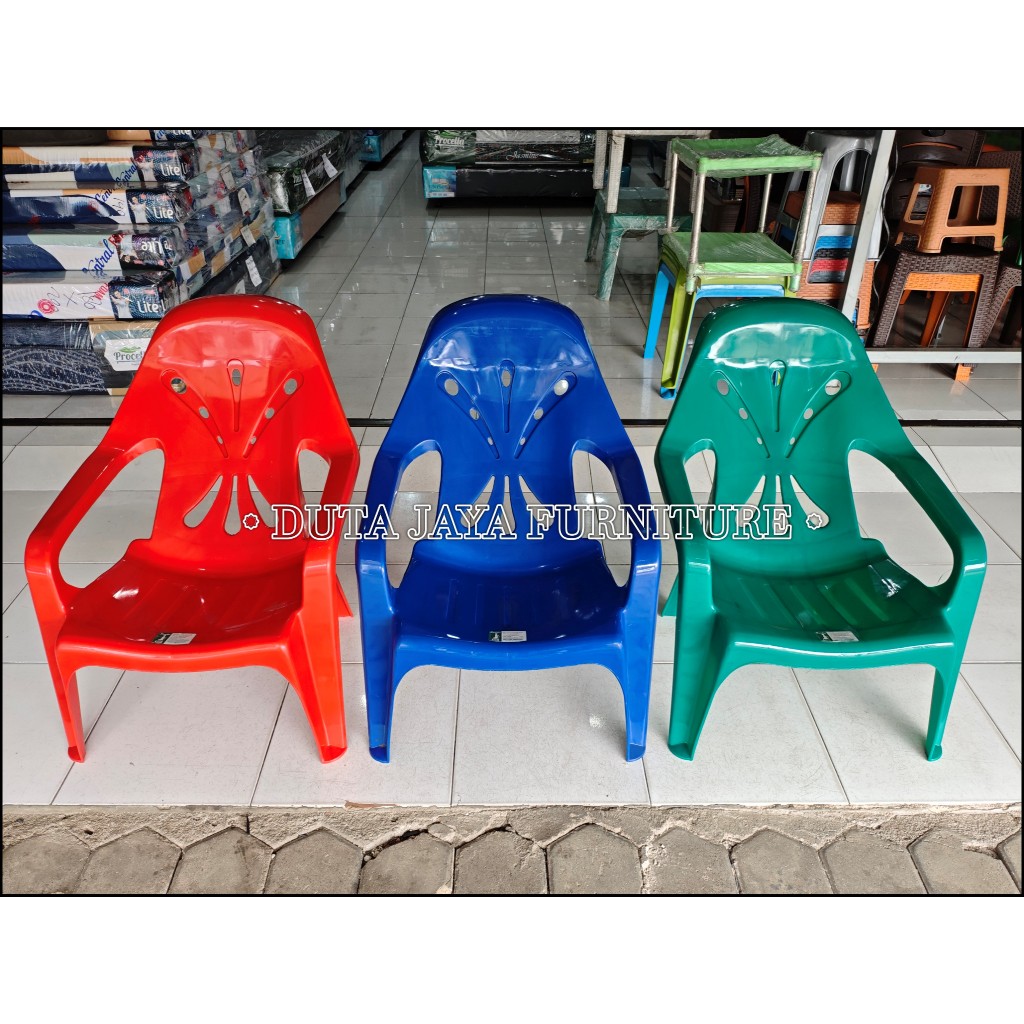 Kursi santai tenmi neoplast kursi plastik kursi angkringan kursi teras kursi santai sandaran kursi p