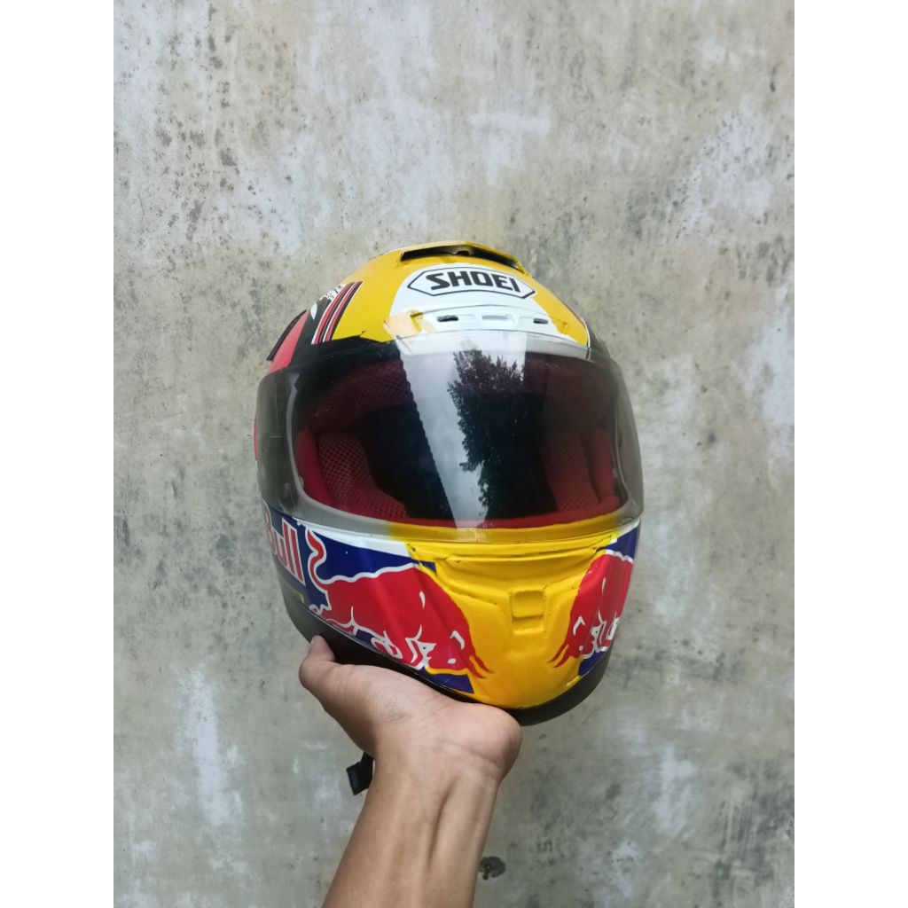 helm ala Shoei X14 motif Motegi 2 Redbull