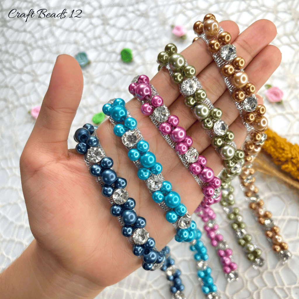 Payet Rangkai Mutiara N11 | Payet Mutiara / Payet Leher / Payet Dada / Payet Pinggang / Bisa Custom 