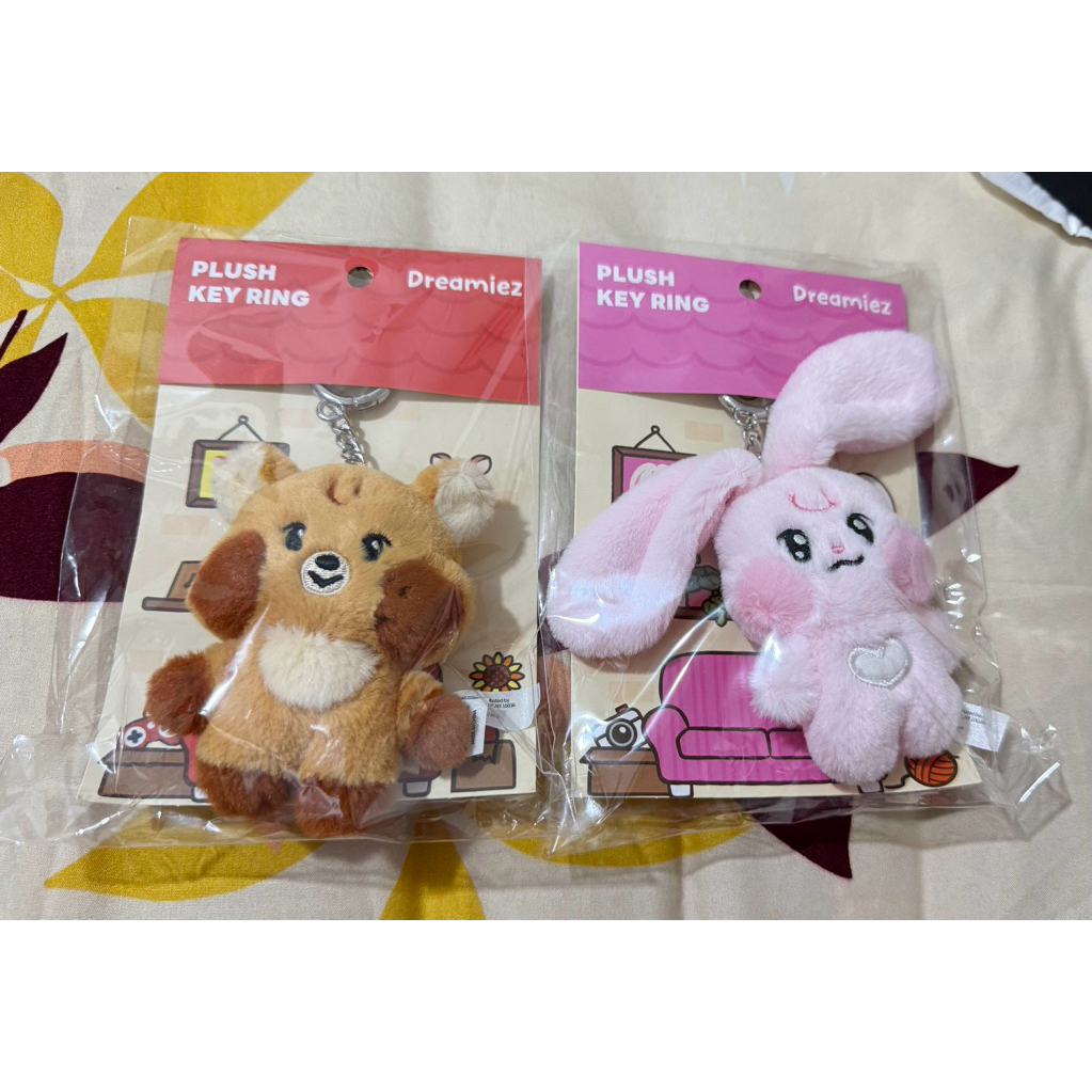 [READY STOCK DREAMIEZ] Mini Plush Keyring Jjopoo Kkyuping
