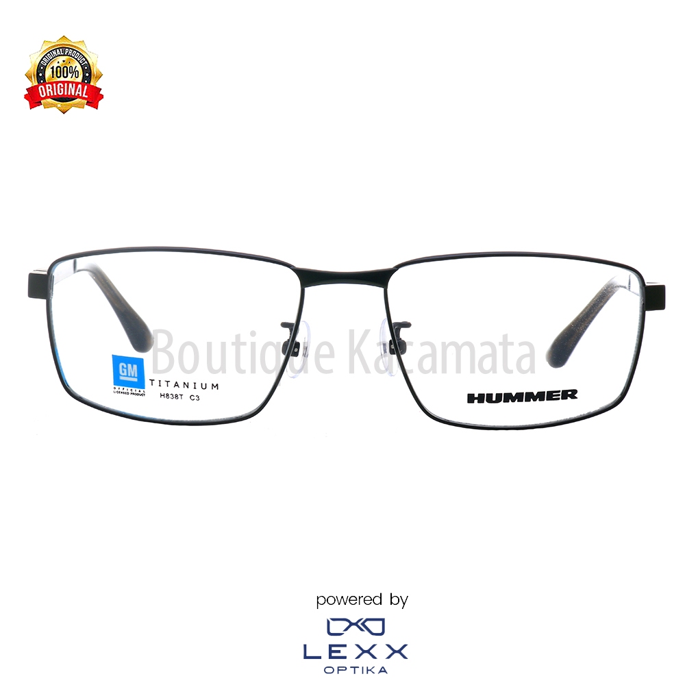 Frame Kacamata Hummer Titanium H838T Titanium